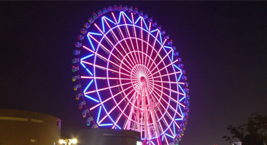 光臣照明led數(shù)碼管非常適用于摩天輪亮化