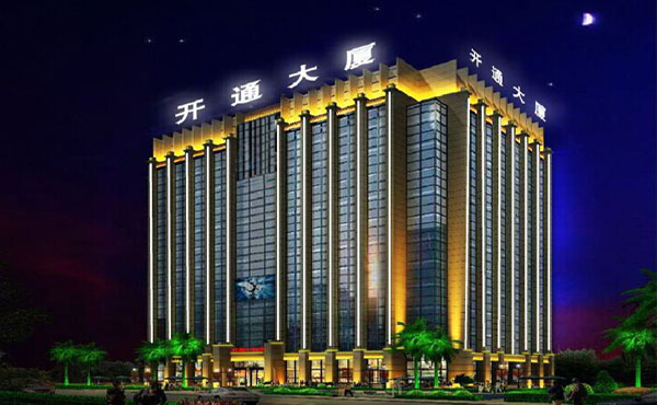 【江西】開(kāi)通大廈線條燈亮化改造