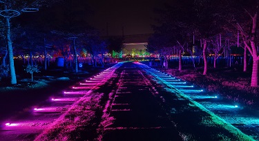 文旅景觀引流燈光之網(wǎng)紅步道燈