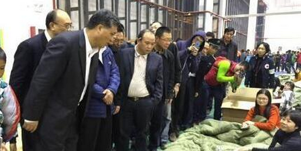 深圳滑坡事故領導慰問