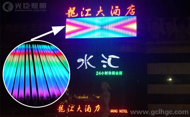 戶(hù)外線(xiàn)條燈屏幕