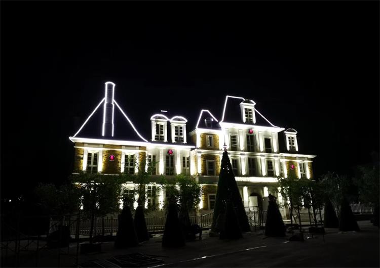 中法建筑亮化 中法建筑亮化